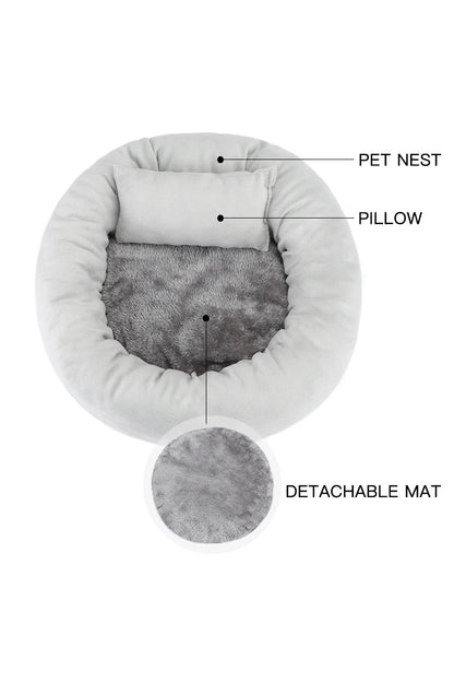 Washable Fluffy Kennel Pet Dog Bed