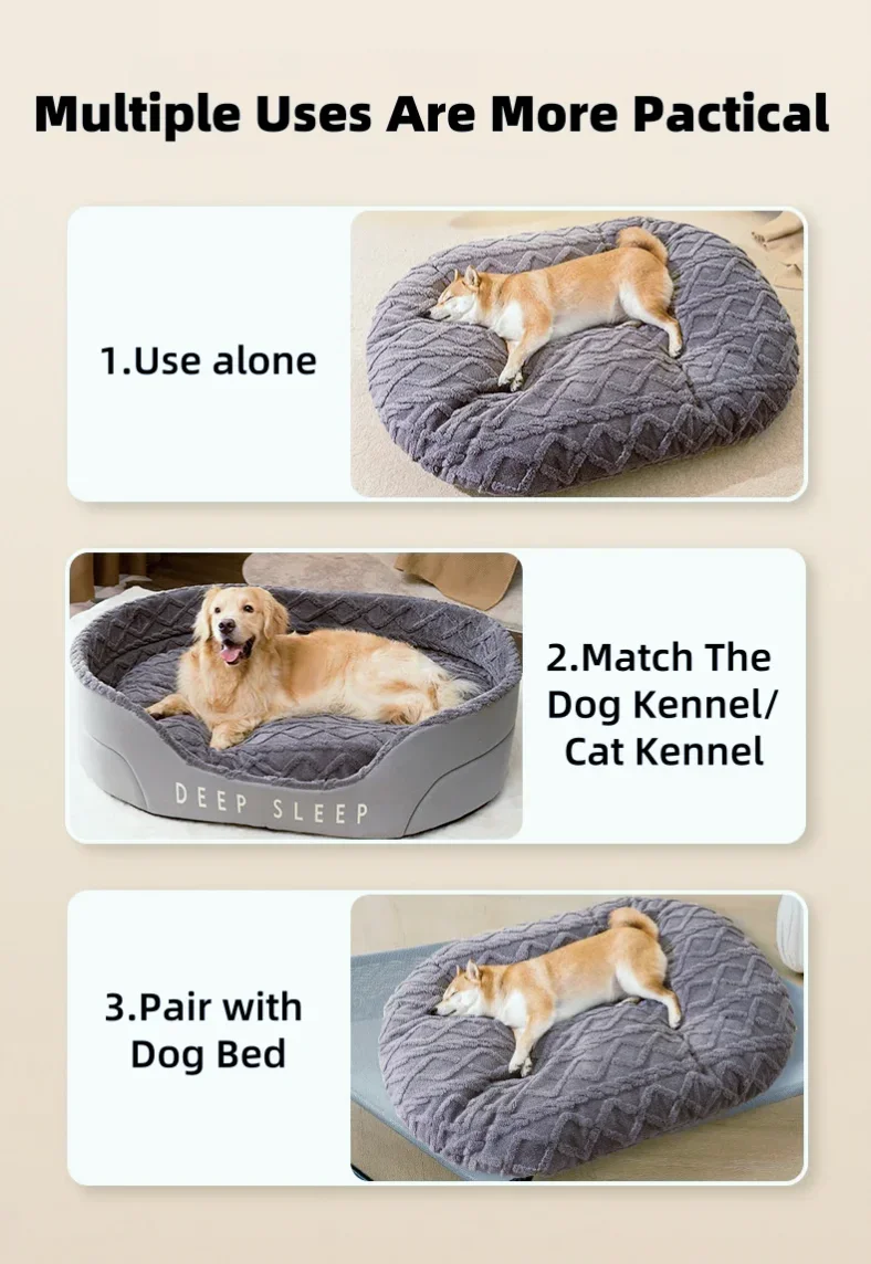 Pet Dog Small Fluffy Bed