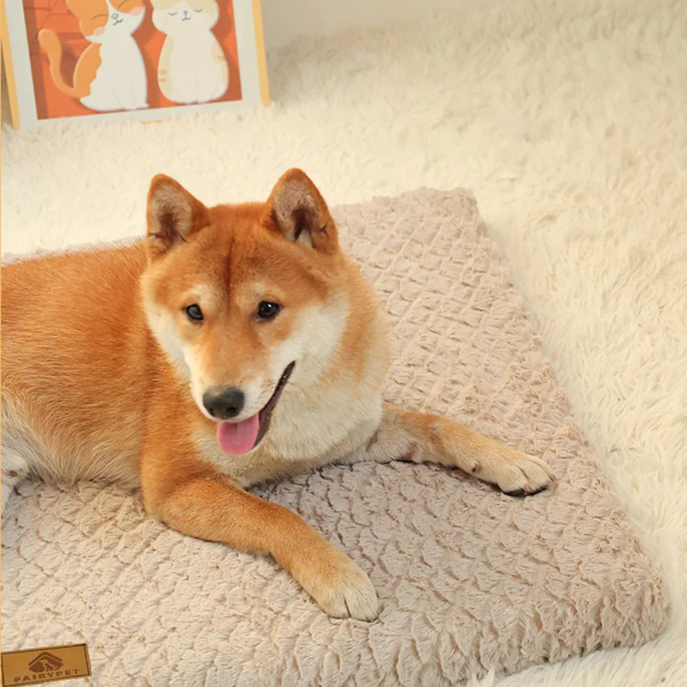 Puppy Dog Fluffy Blanket Sofa Bed Mat