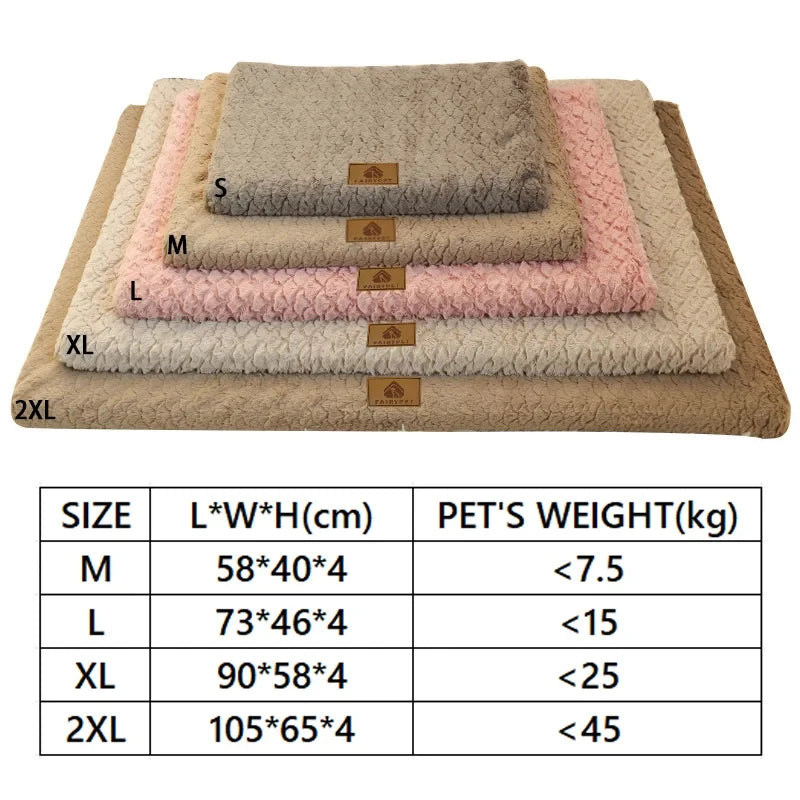 Puppy Dog Fluffy Blanket Sofa Bed Mat