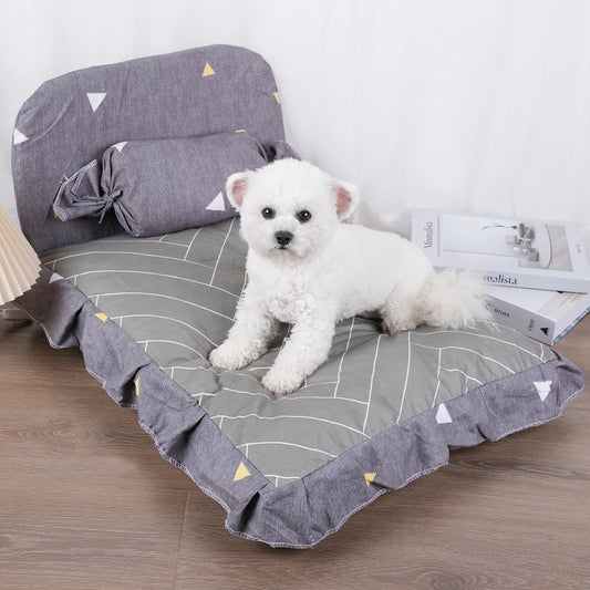 Puppy Small Dogs Basket Bed