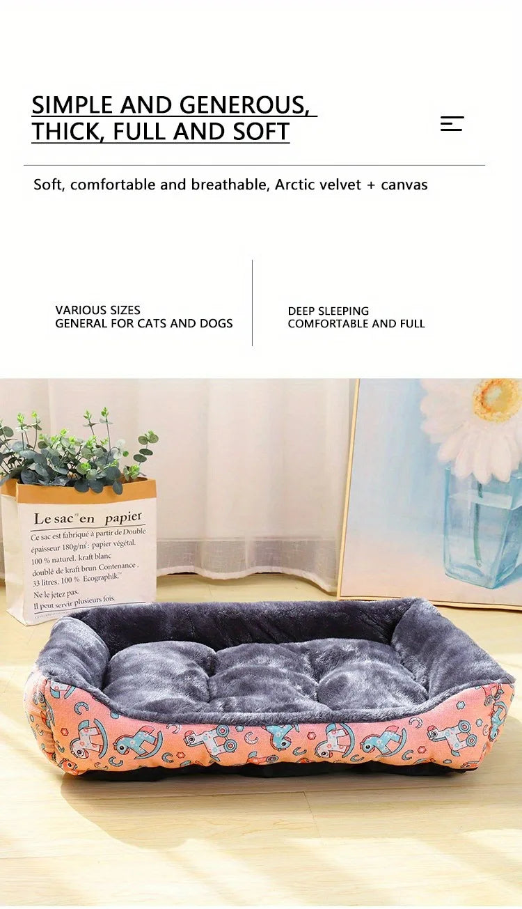 Pet Dog Large Medium Small Sofa Bed Mat