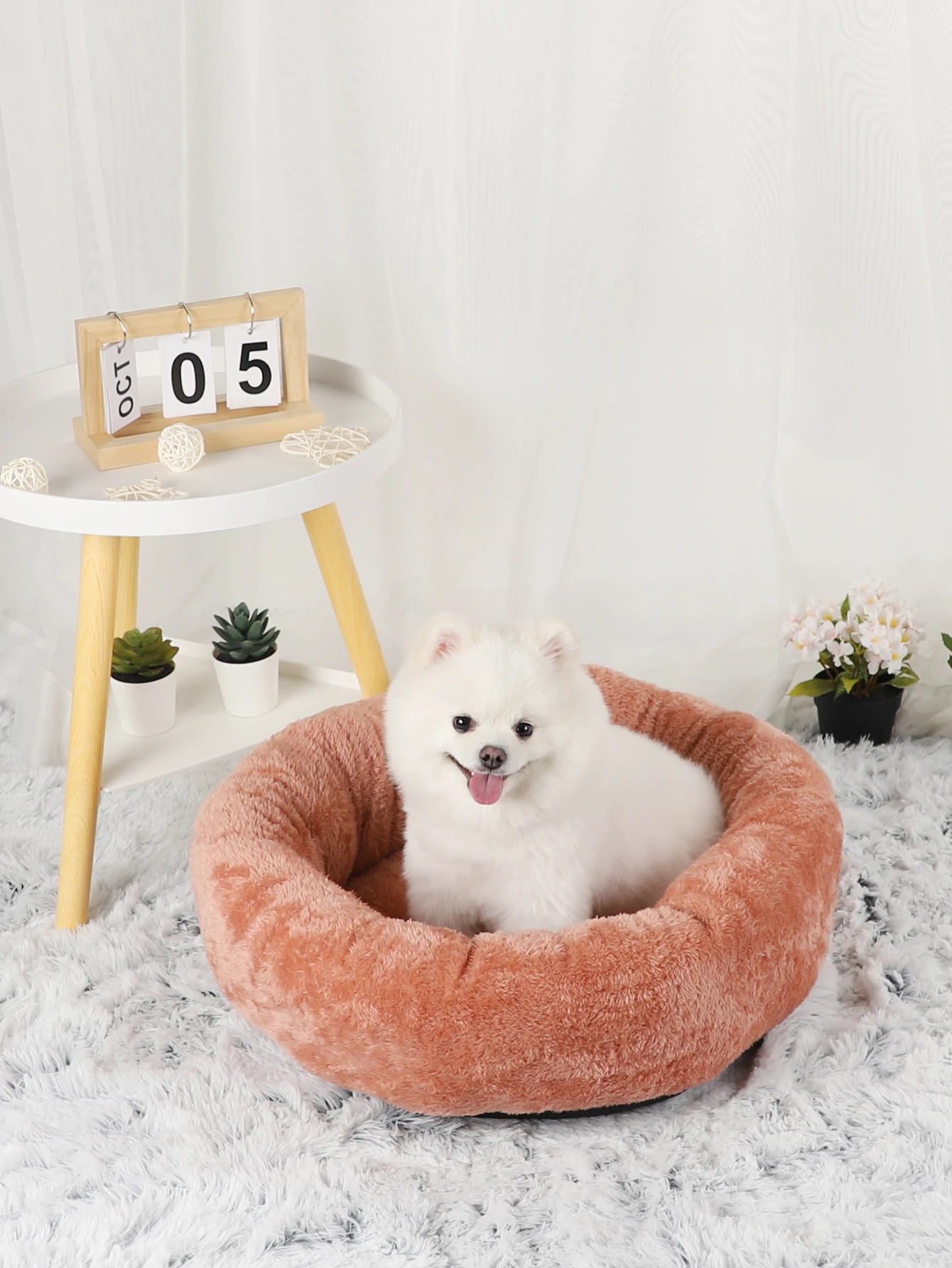 Pet Dog Cushion Fluffy Bed